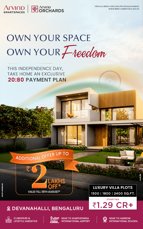 Luxury villa plots in Bangalore