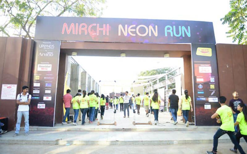 Uplands by Arvind SmartSpaces Presents Mirchi Neon Night Run