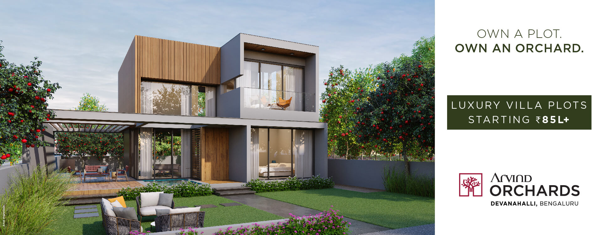 Luxury villa plots by Arvind Smartspaces